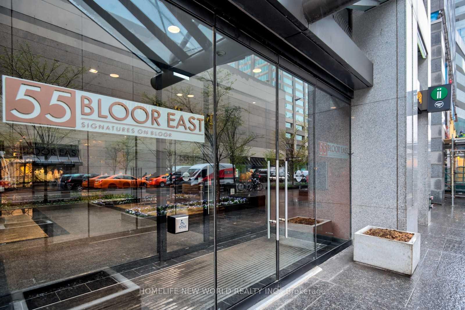 Front of Unit 2001, 55 Bloor Street E