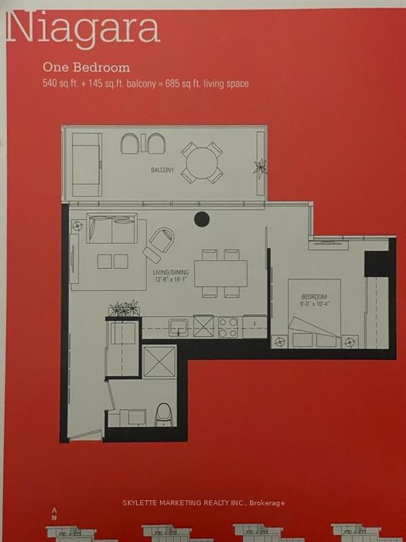 Front of Unit 1017, 478 King Street W