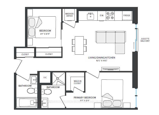 Photo 2 of Unit 316, 100 Mill Street, Toronto, Waterfront Communities — HOMEH