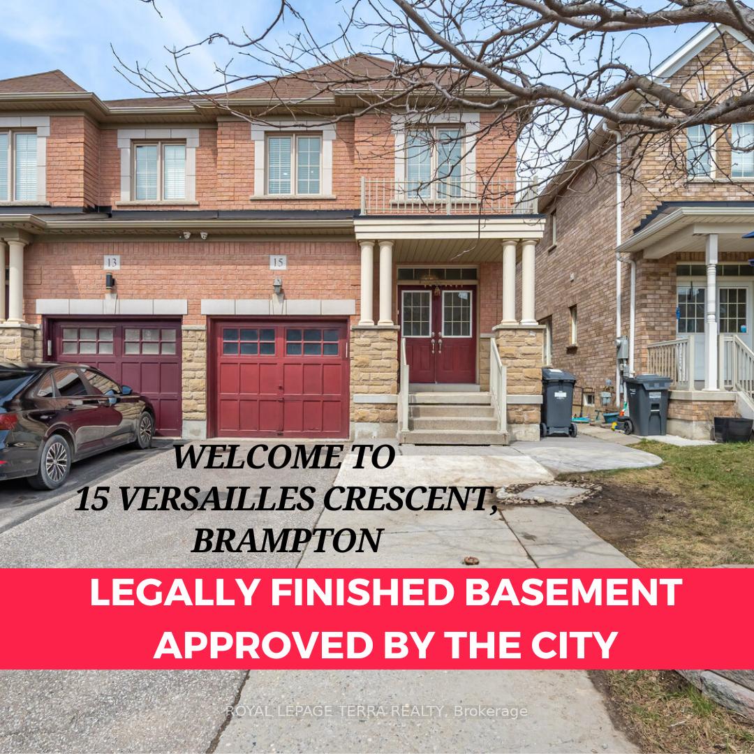 Photo 2 of 15 Versailles Crescent, Brampton, Bram East — HOMEH