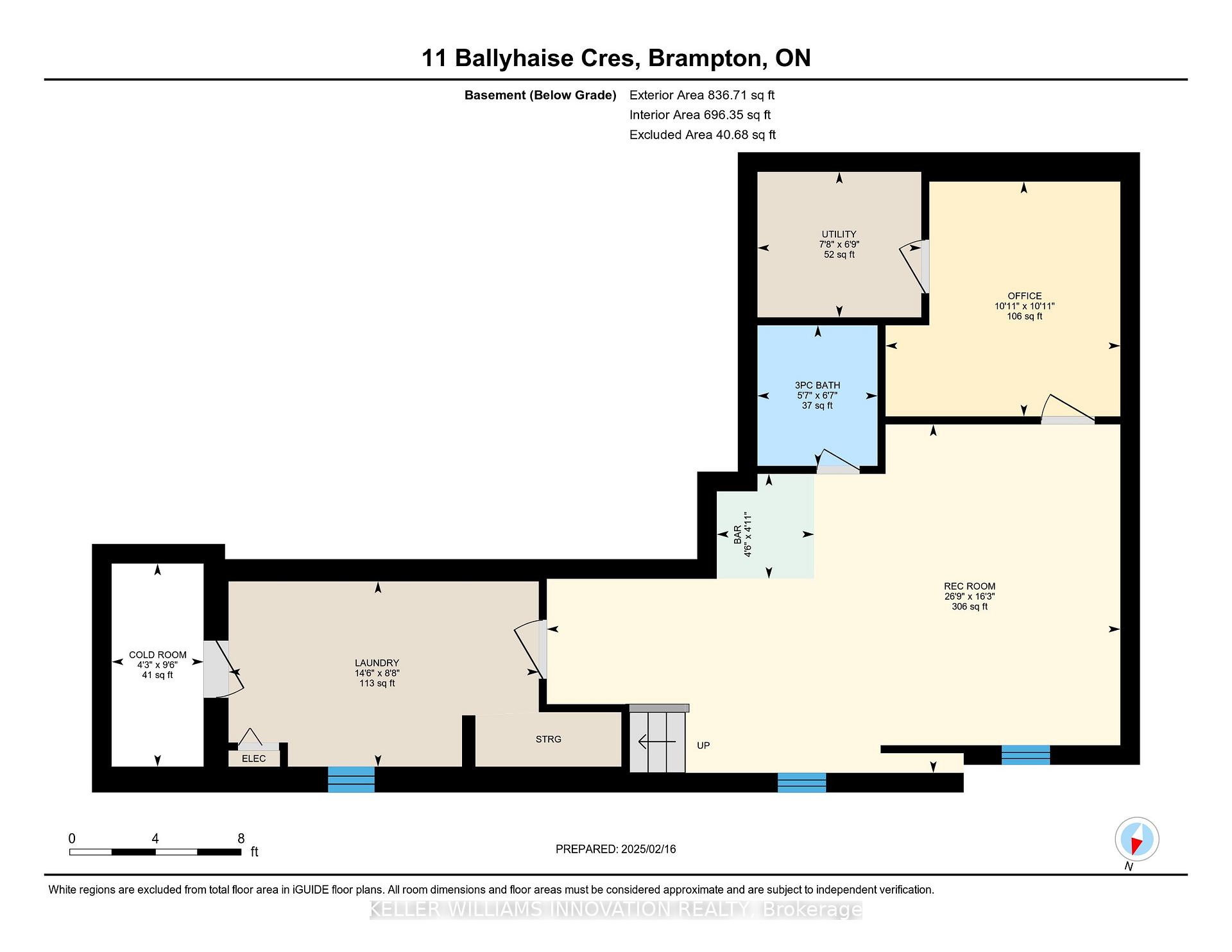 Photo 49 of 11 Ballyhaise Crescent, Brampton, Credit Valley — HOMEH