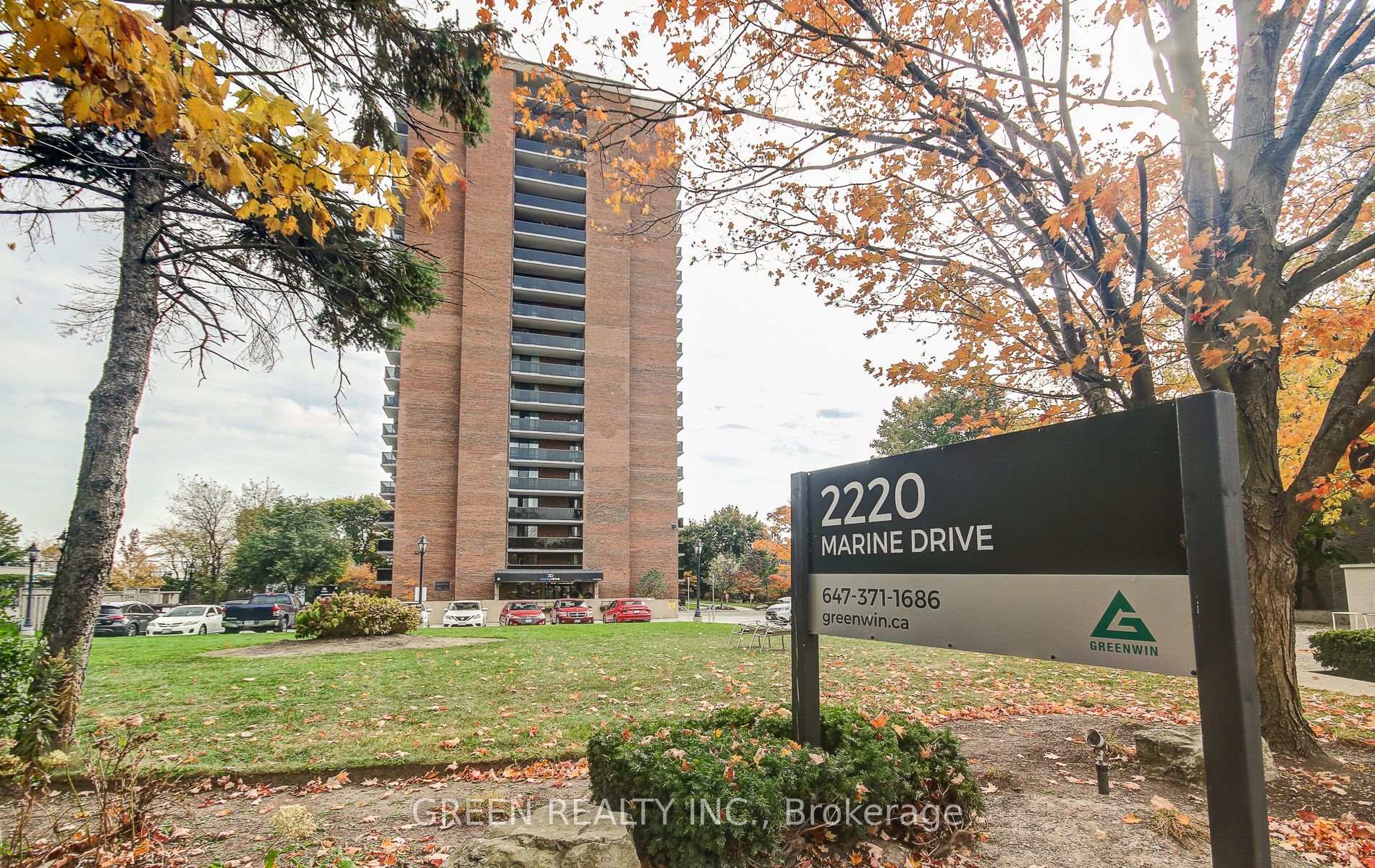 Front of Unit 706, 2220 Marine Drive
