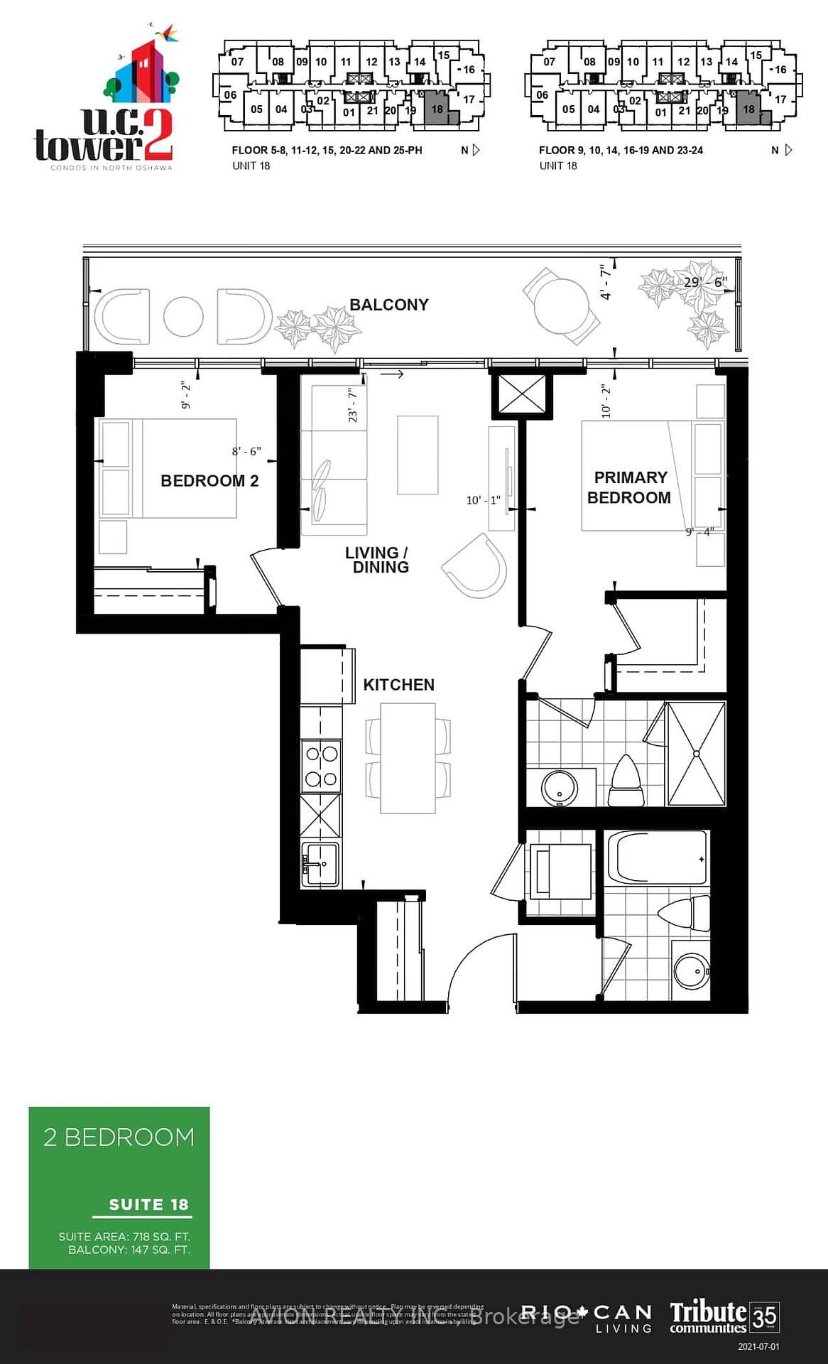Photo 14 of Unit 1718, 2545 Simcoe Street N, Oshawa, Windfields — HOMEH