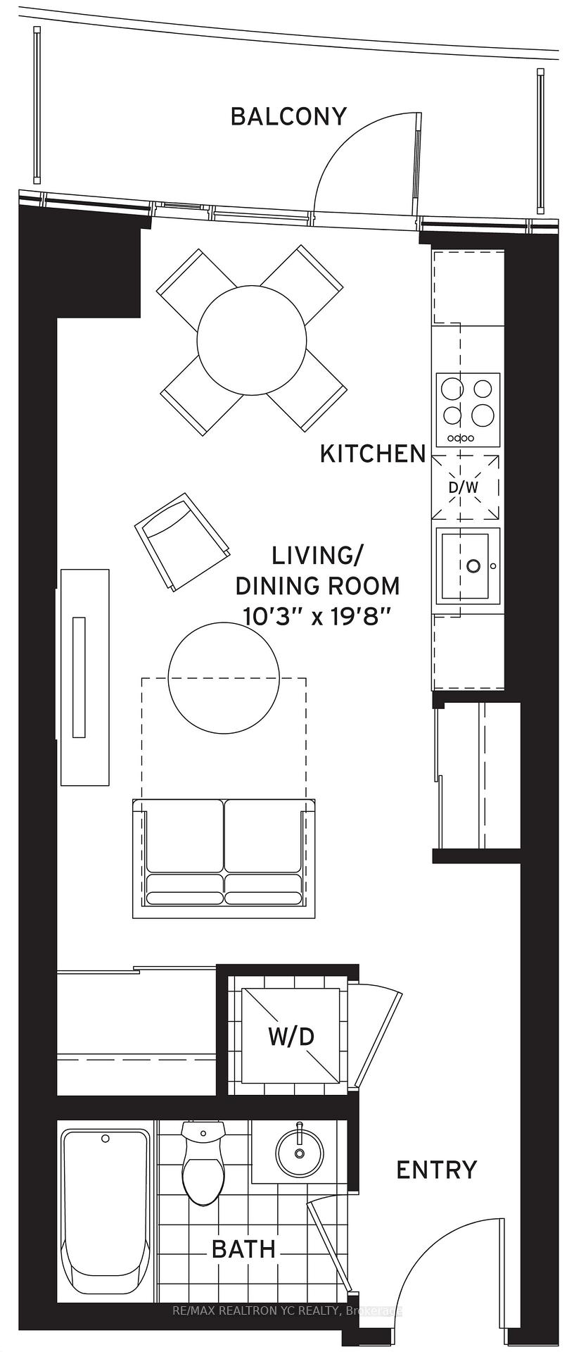 Photo 10 of Unit 1803, 21 Widmer Street, Toronto, Waterfront Communities — HOMEH