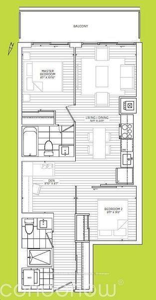 Photo 3 of Unit 712, 3237 Bayview Avenue, North York, Bayview Village — HOMEH