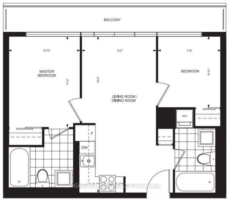Front of Unit 2016W, 36 Lisgar Street