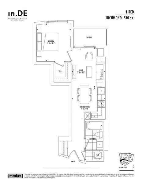 Photo 11 of Unit 2205, 219 Dundas Street E, Toronto, Waterfront Communities — HOMEH