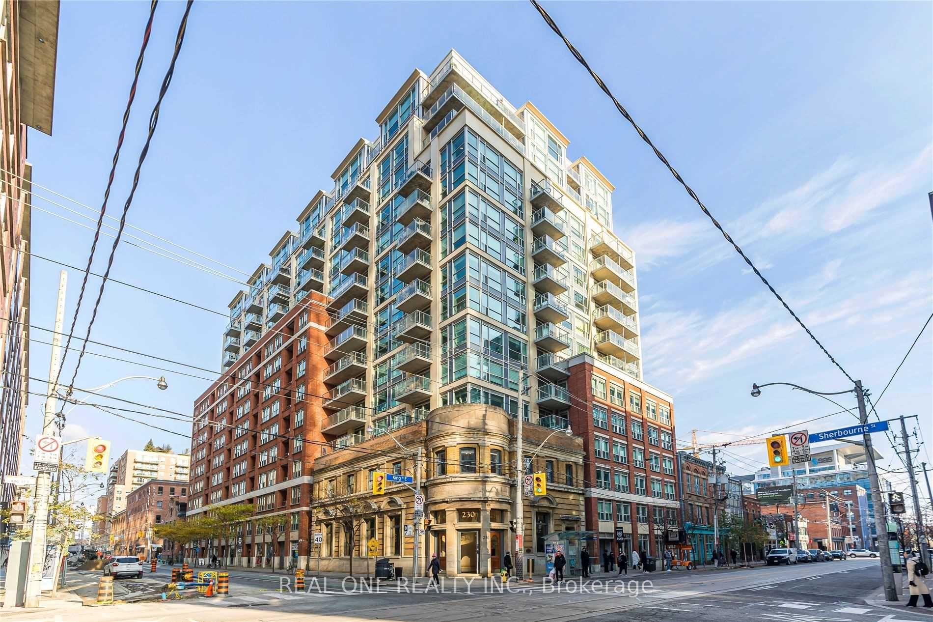 Front of Unit 1716, 230 King Street E