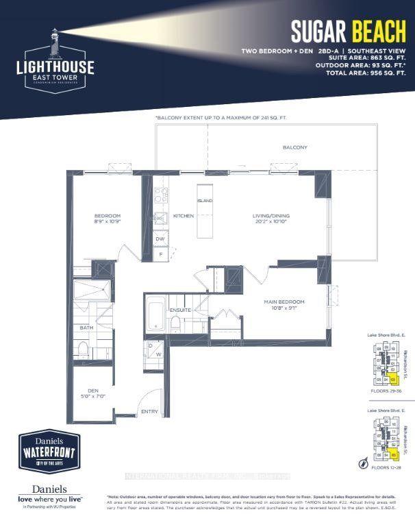 Photo 17 of Unit 3303, 20 Richardson Street, Toronto, Waterfront Communities — HOMEH