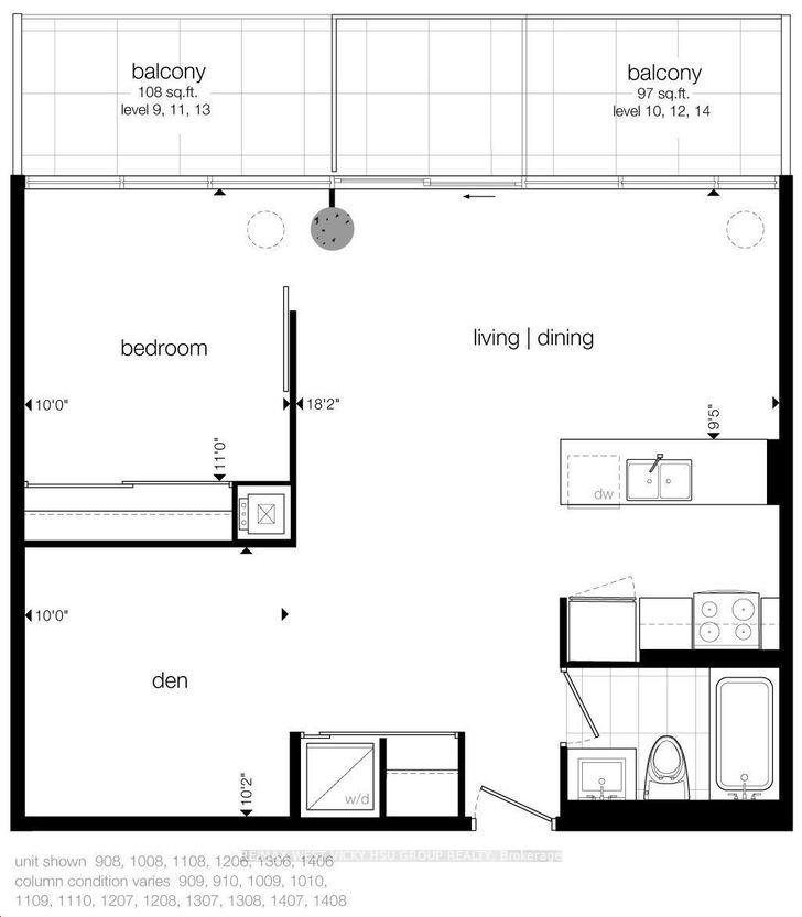 Photo 12 of Unit 1308, 318 King Street E, Toronto, Moss Park — HOMEH