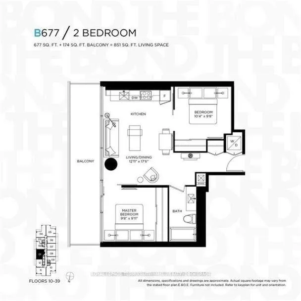 Photo 2 of Unit 2701, 290 Adelaide Street, Toronto, Waterfront Communities — HOMEH