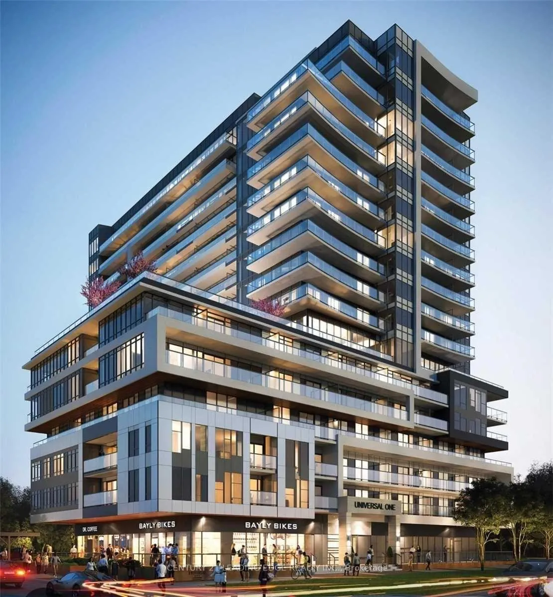 Front of Unit 1305, 1480 Bayly Street