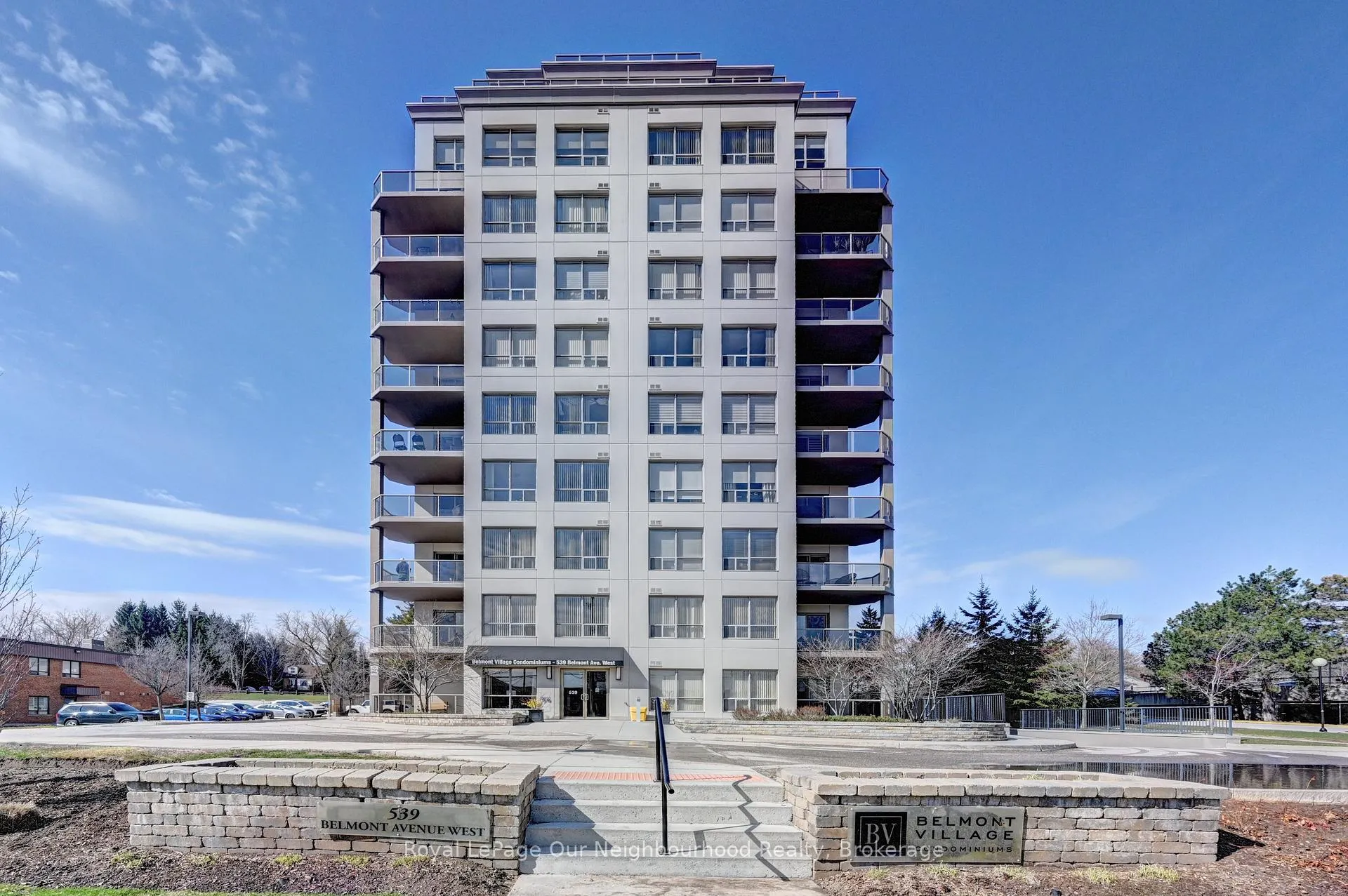 Front of Unit 1104, 539 Belmont Avenue W