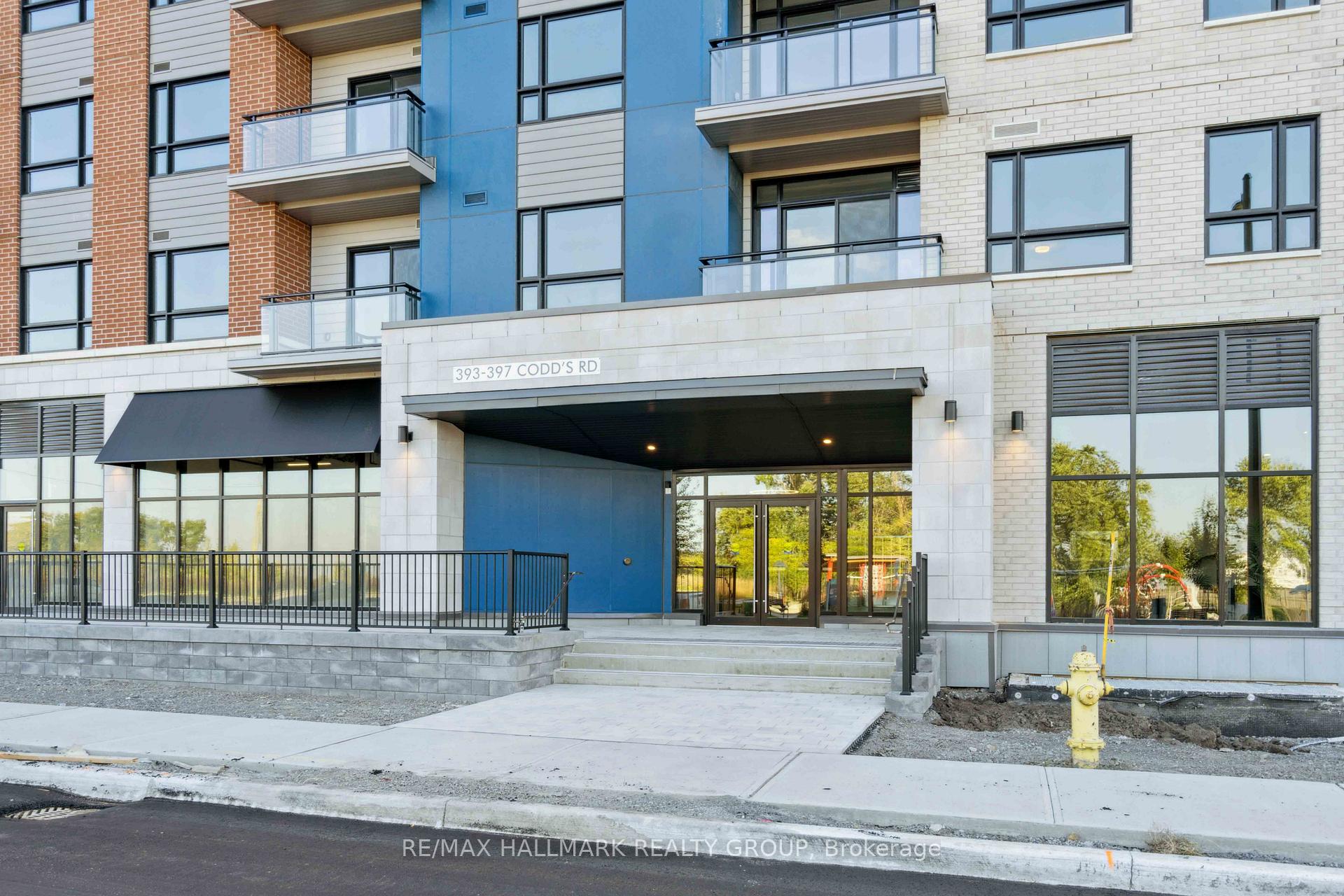 Front of Unit 206, 397 Codd's Road