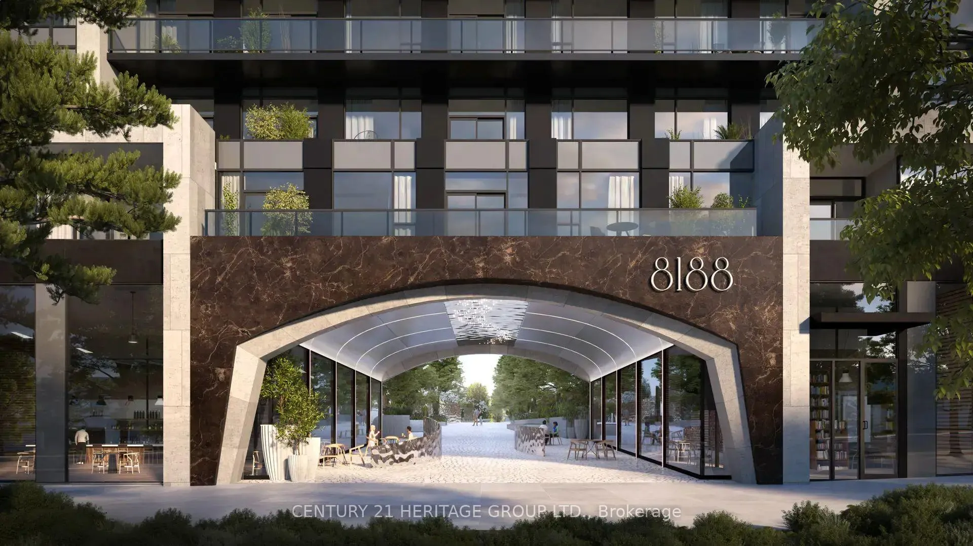 Front of Unit 806, 8188 Yonge Street