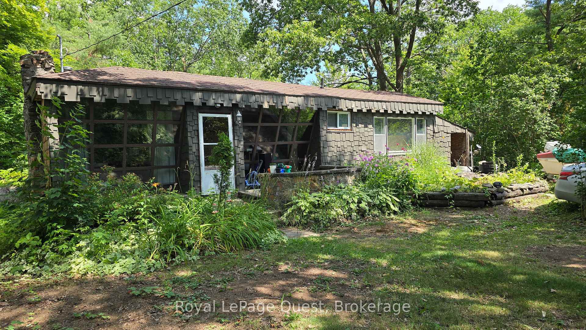 Front of 1025 North Kahshe Lake Road