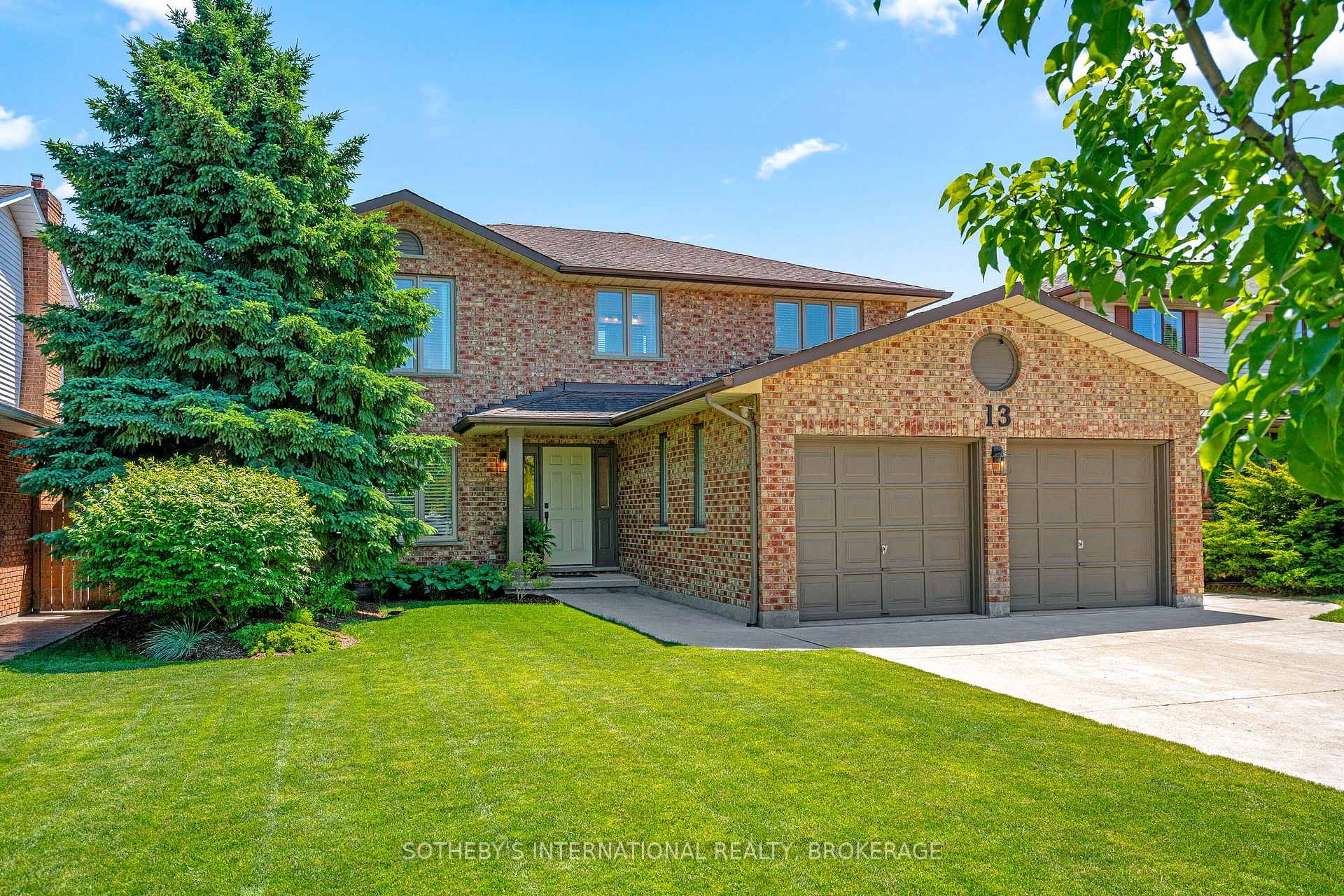 Front of 13 West Farmington Drive
