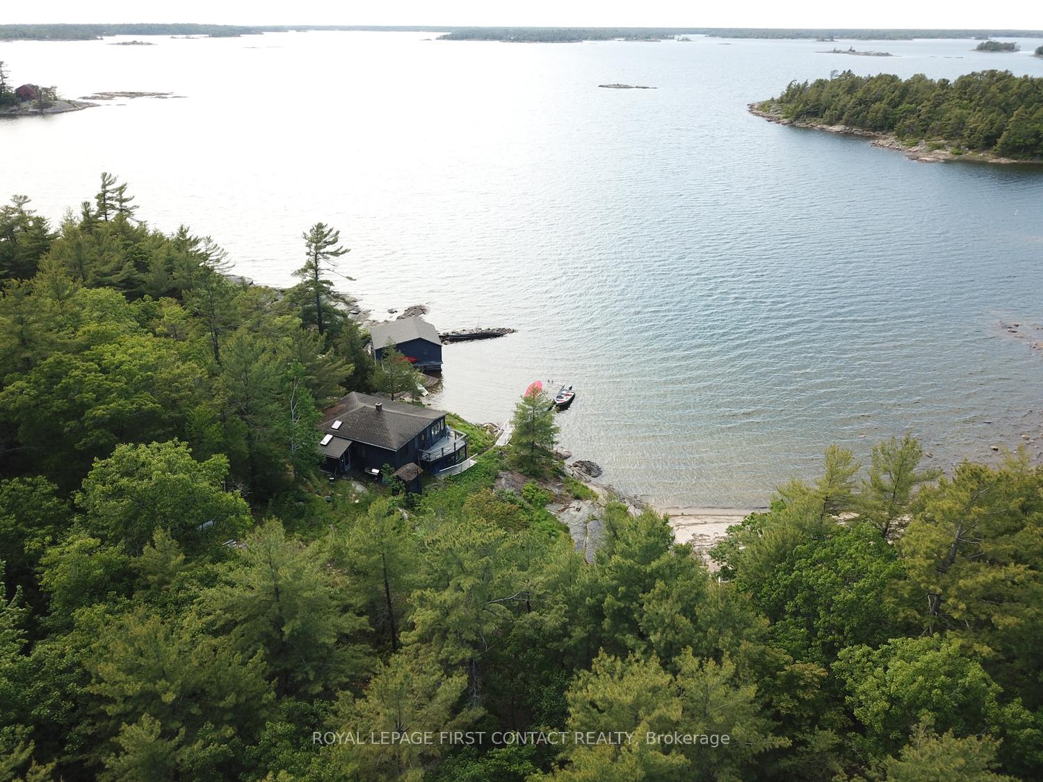 Front of 25 Shawanaga Landing Road