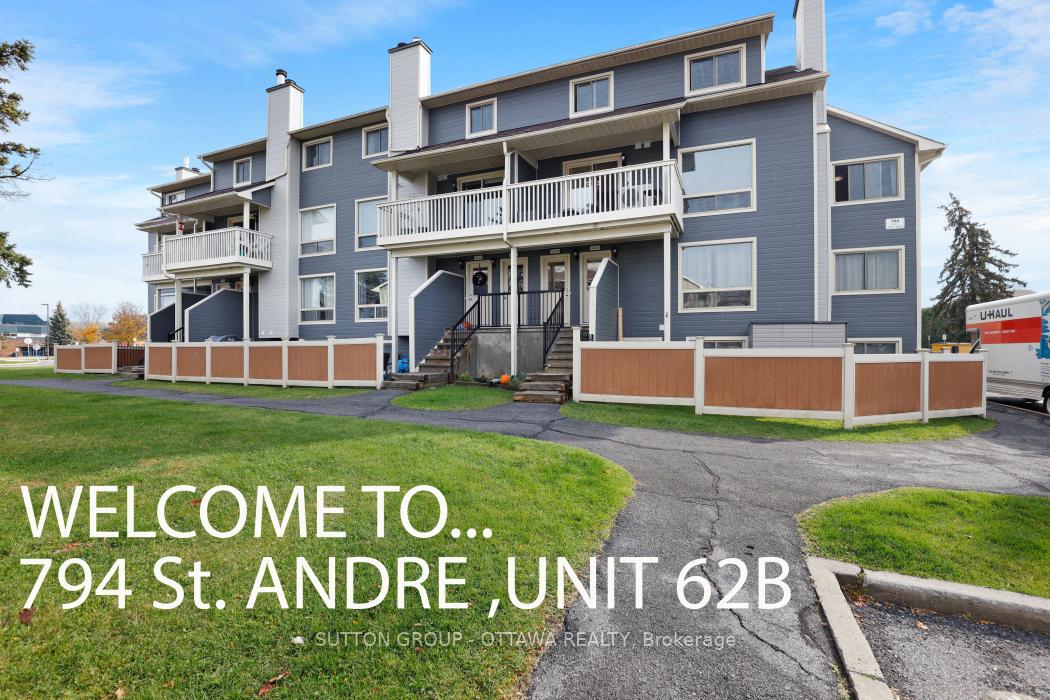 Photo 1 of Unit 62B, 794 St. Andre Drive, Ottawa, Hiawatha Park/Convent Glen — HOMEH