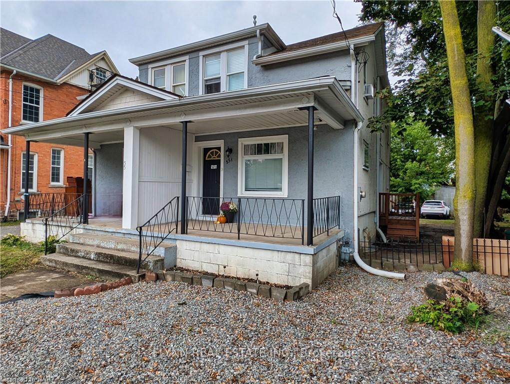 Front of 55 ½ Welland Avenue