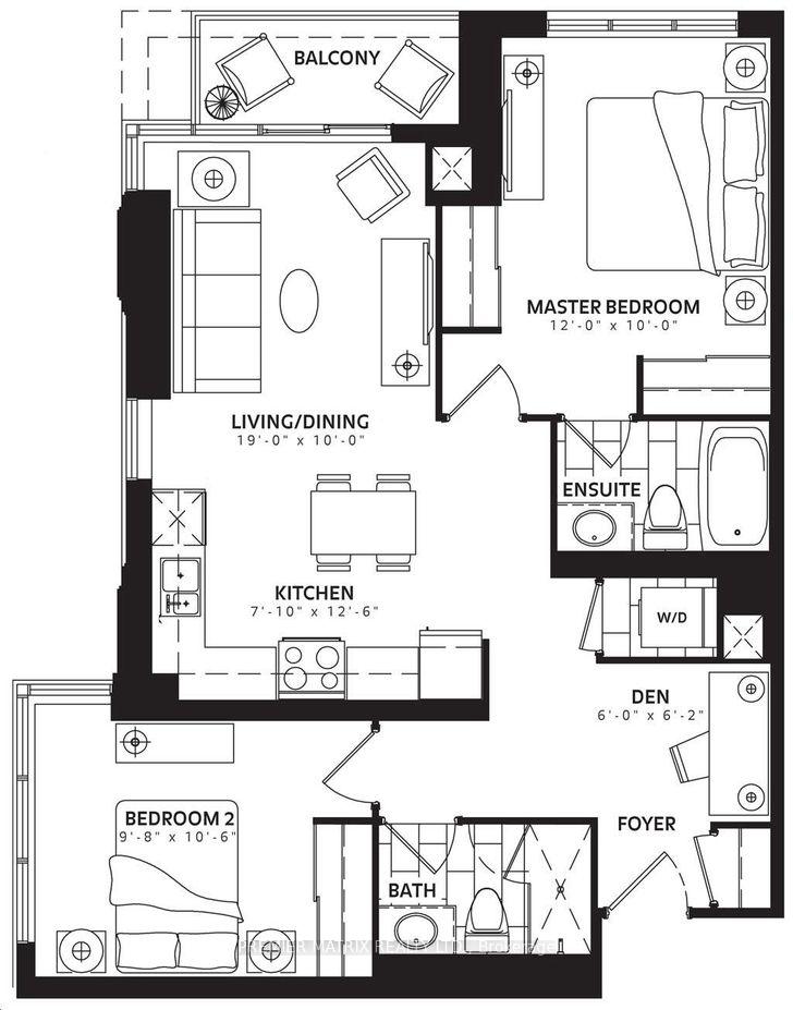 Front of Unit 1211, 9582 Markham Road