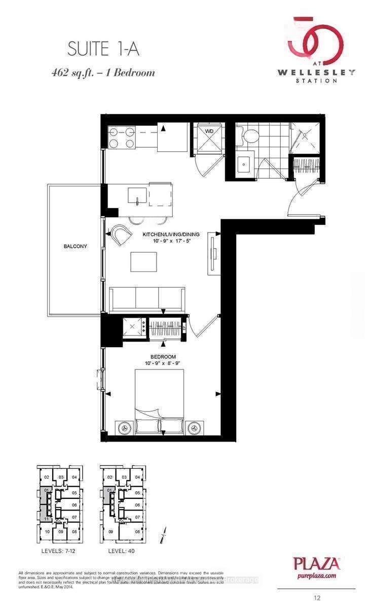 Front of Unit 3901, 50 Wellesley Street