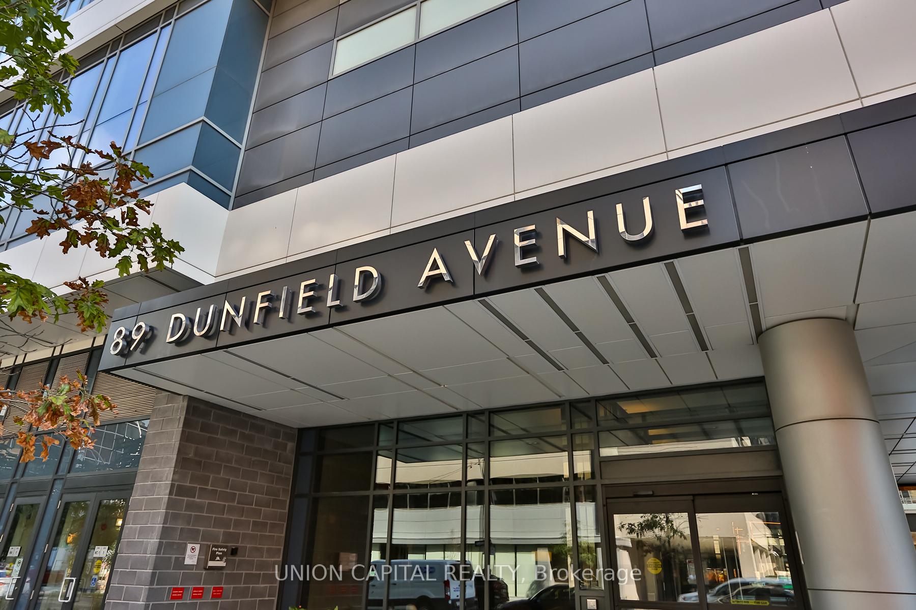Front of Unit 2601, 89 Dunfield Avenue