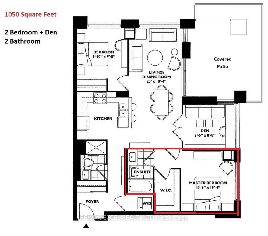 Photo 15 of Unit 110, 1 Upper Duke-Master bedroom Crescent, Markham, Unionville — HOMEH
