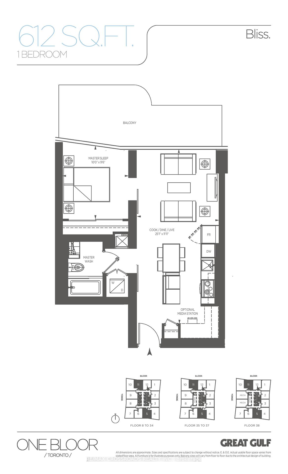 Photo 13 of Unit 2711, 1 Bloor Street E, Toronto, Church-Yonge Corridor — HOMEH