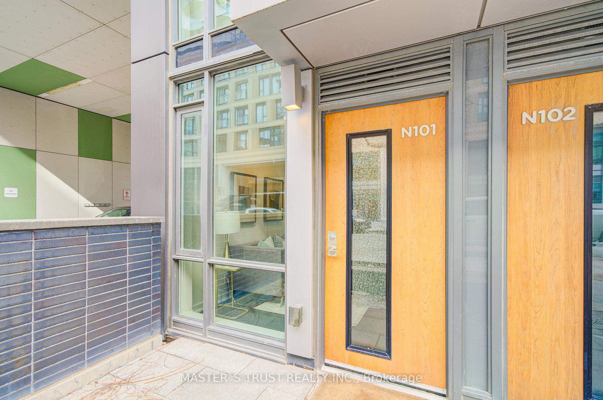 Front of Unit N101, 455 Front Street E