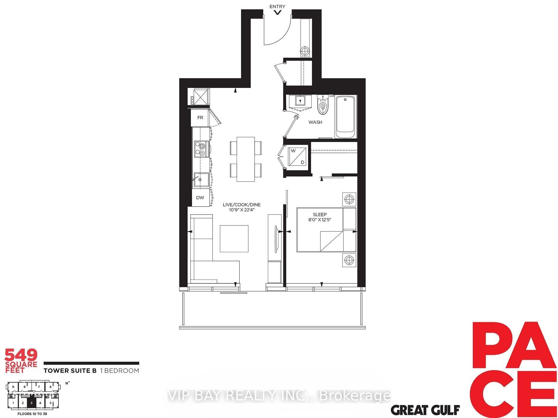 Photo 3 of Unit 3503, 159 Dundas Street E, Toronto, Moss Park — HOMEH