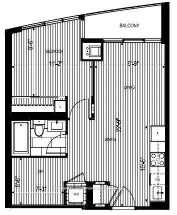 Photo 2 of Unit 619, 585 Bloor Street E, Toronto, North St. James Town — HOMEH