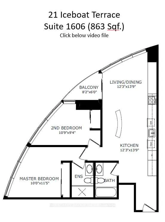 Photo 2 of Unit 1906, 21 Iceboat Terrace, Toronto, Waterfront Communities — HOMEH