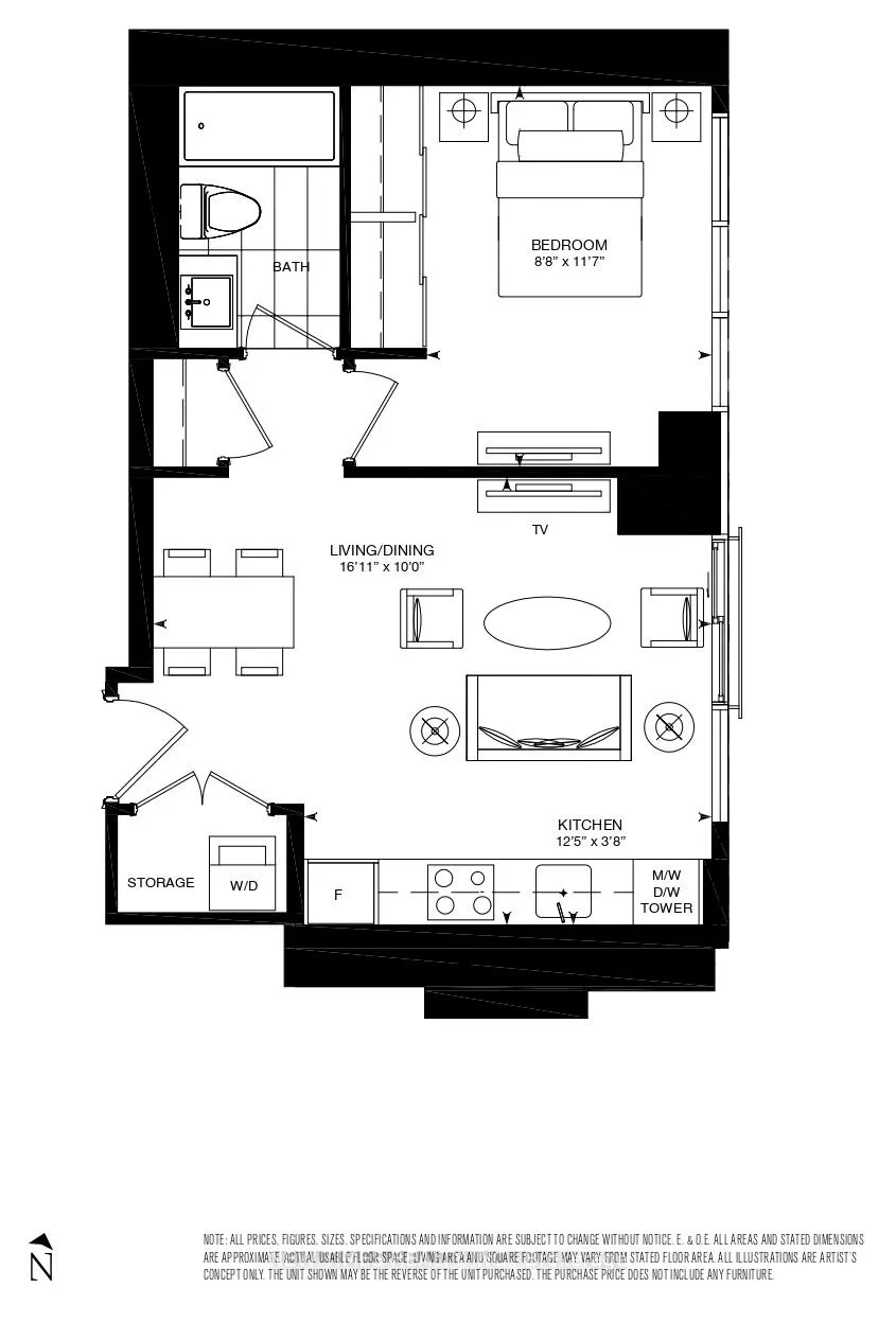 Photo 14 of Unit 723, 115 Blue Jays Way, Toronto, Waterfront Communities — HOMEH