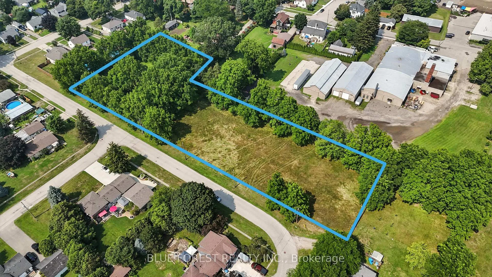 Front of LOT 49 Woodward Drive