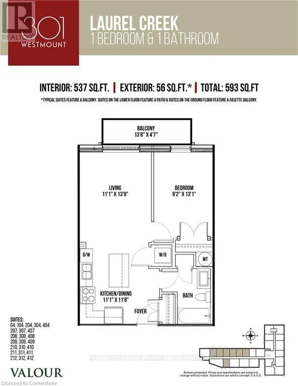 Photo 36 of Unit 308, 301 Westmount Road W, Kitchener — HOMEH