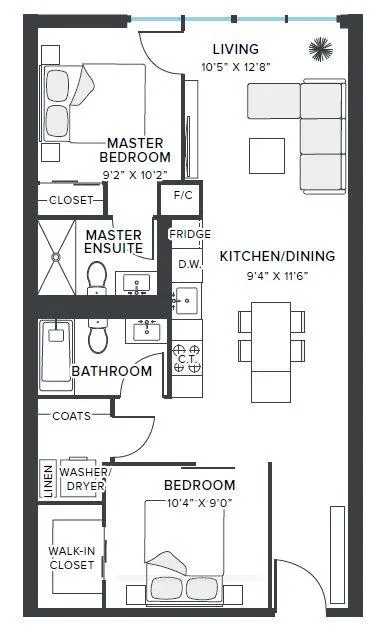 Photo 12 of Unit 612, 131 Mill Street, Toronto, Waterfront Communities — HOMEH