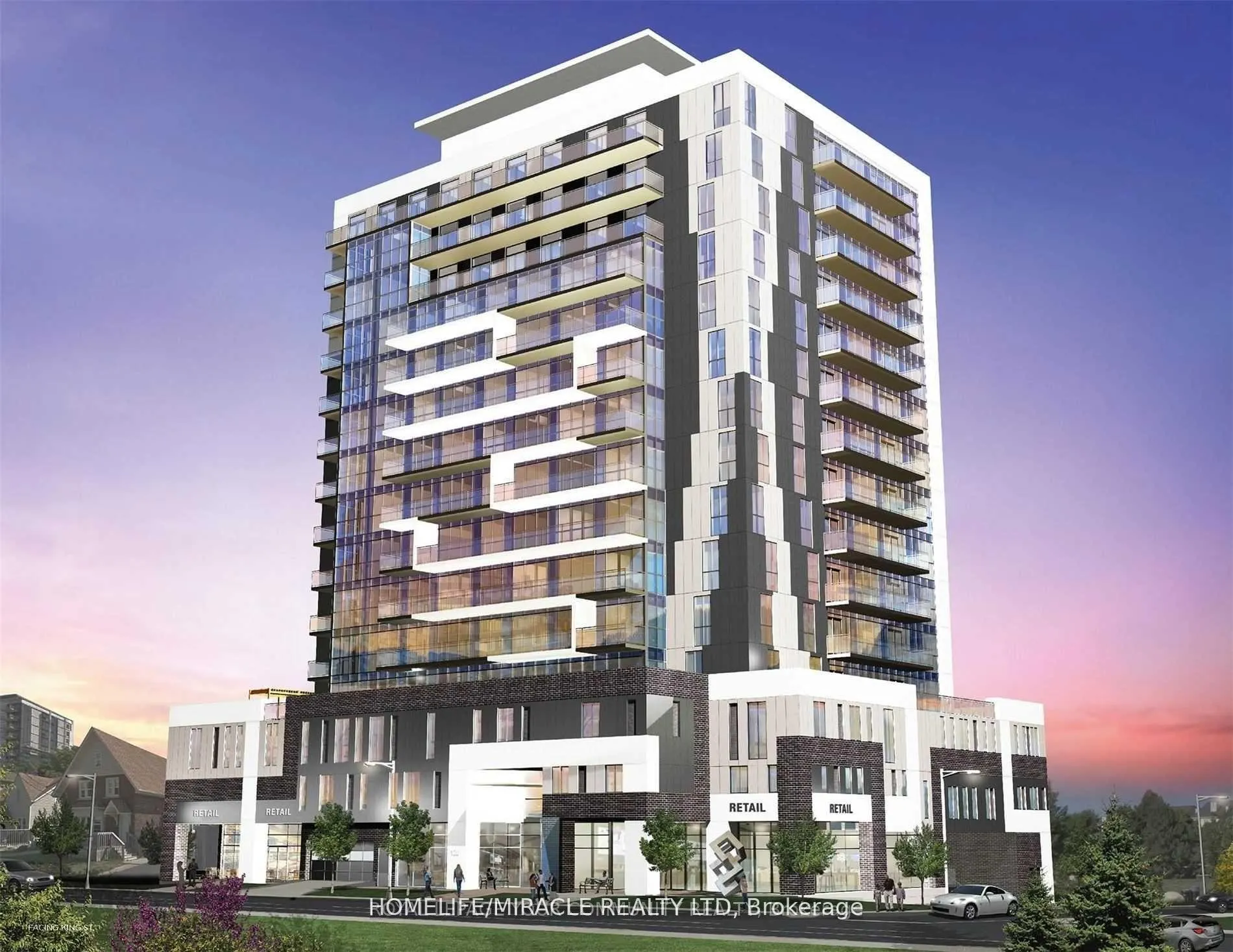 Front of Unit 1203, 128 King Street