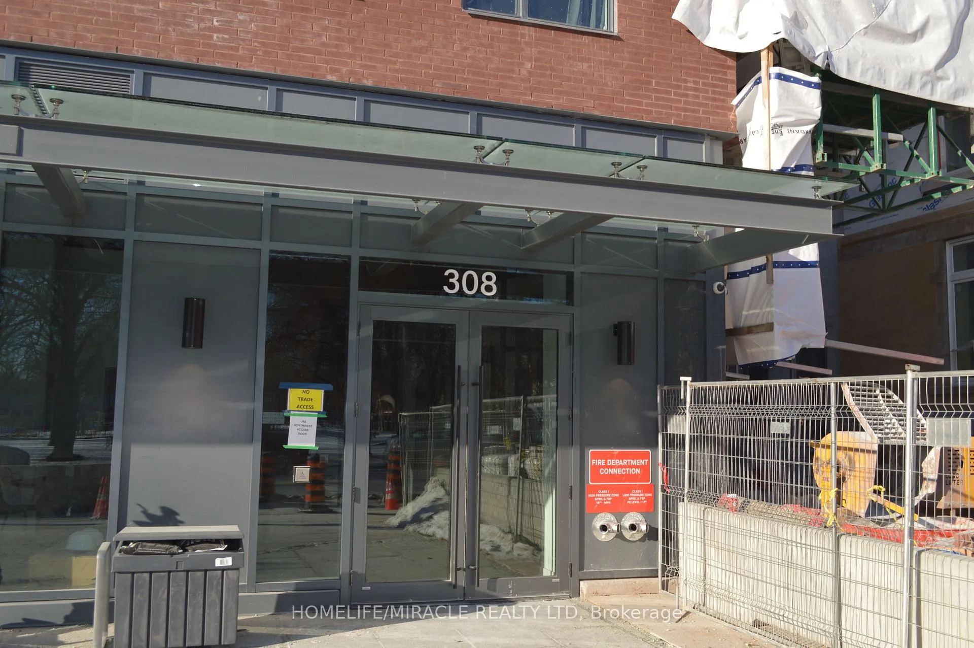 Front of Unit 307, 308 Jarvis Street N