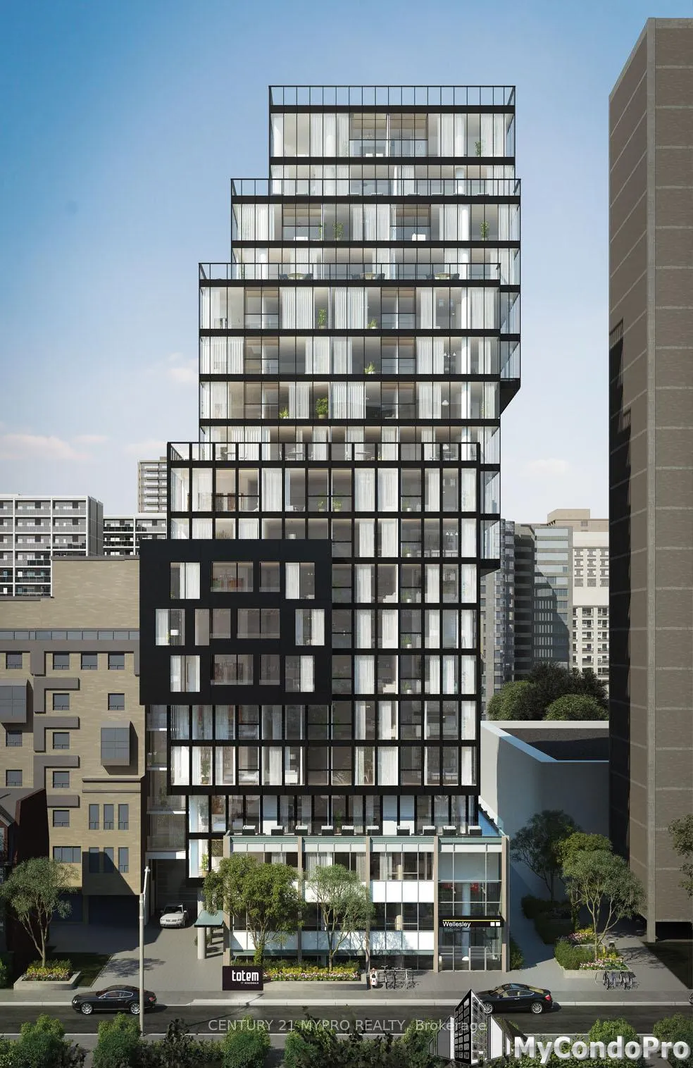 Front of Unit 502, 17 Dundonald Street