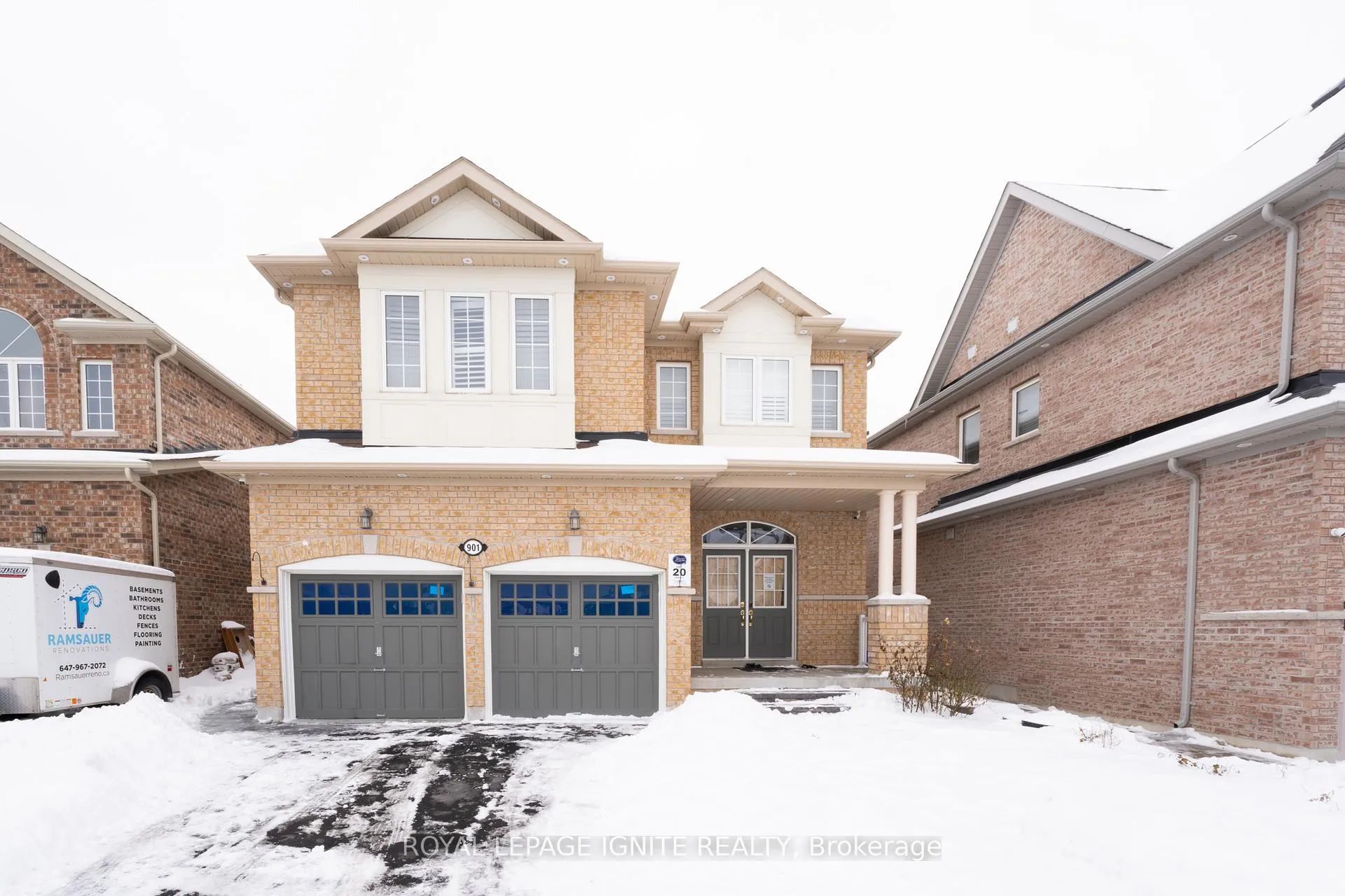 Front of Unit Bsmt, 901 Greenhill Avenue
