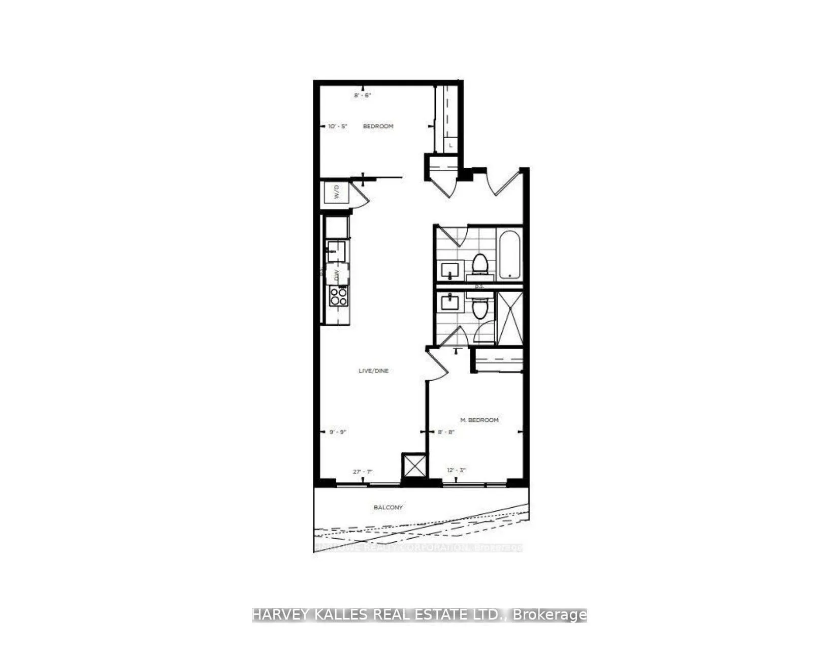 Front of Unit 3511, 100 Dalhousie Street