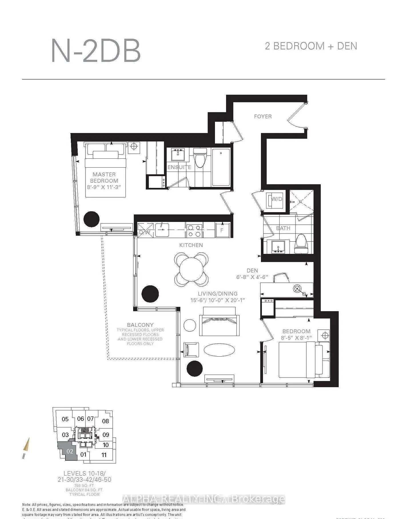Front of Unit 4002, 125 Blue Jays Way