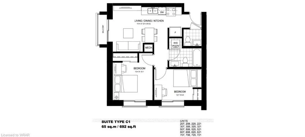 Photo 5 of Unit 221, 251 Hemlock Street, Waterloo — HOMEH