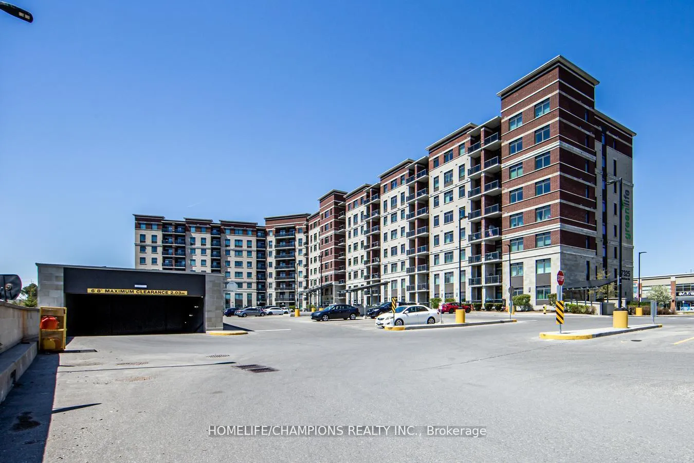 Front of Unit 619, 7325 Markham Road