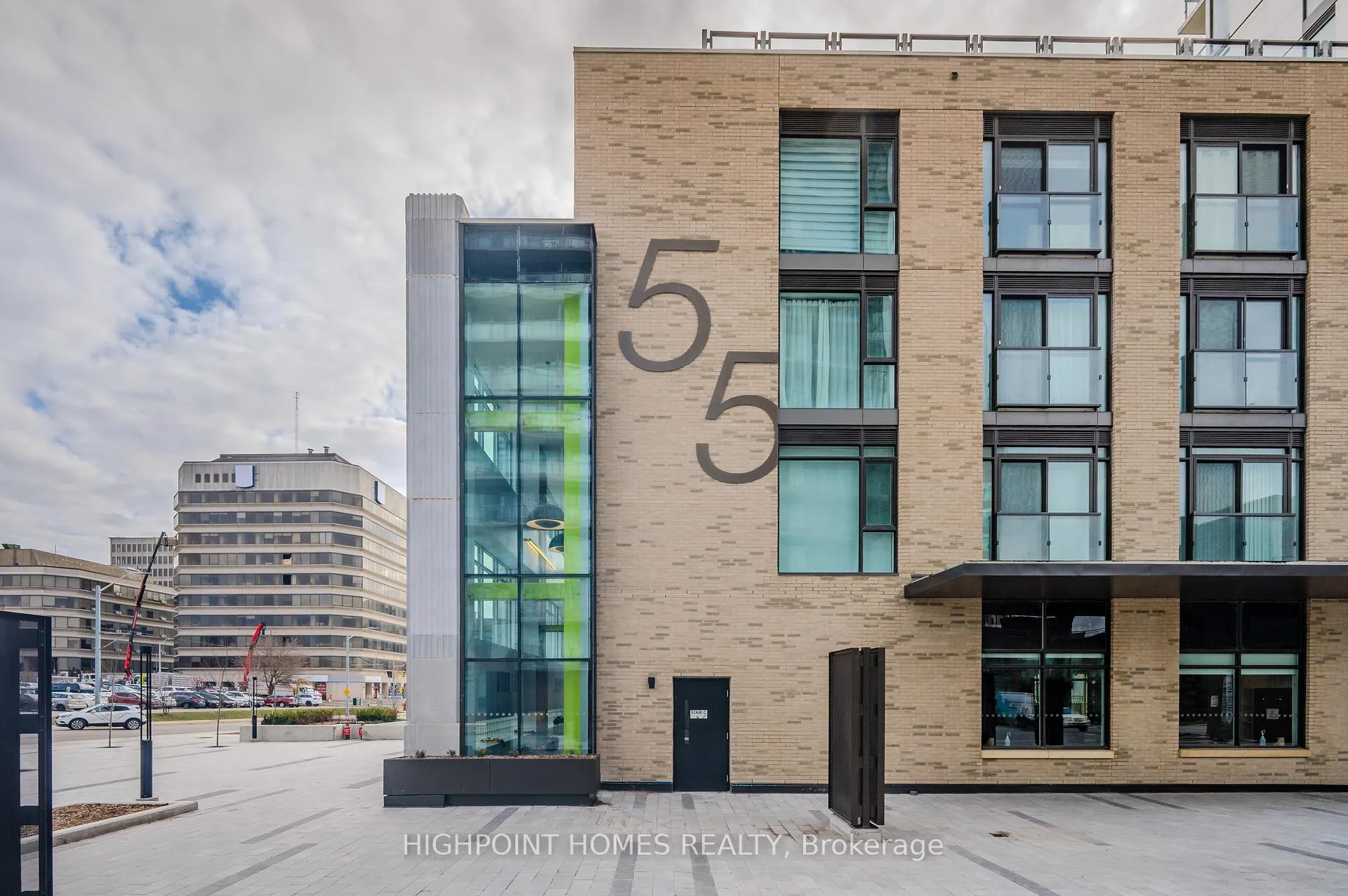 Front of Unit 2509, 55 Duke Street W
