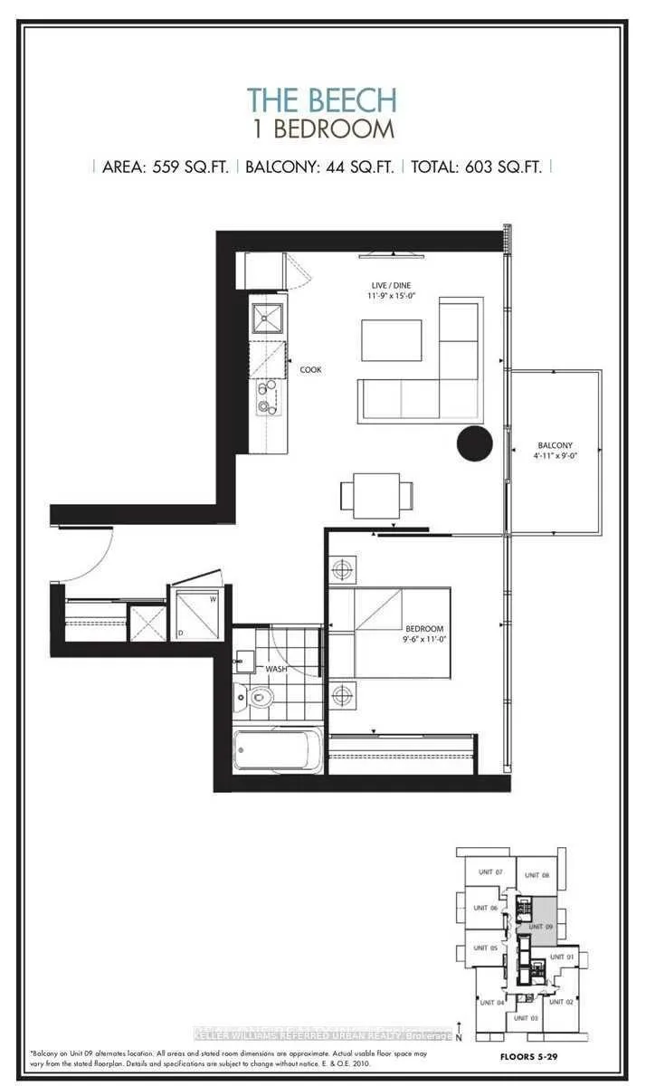 Photo 17 of Unit 709, 75 St Nicholas Street, Toronto, Bay Street Corridor — HOMEH