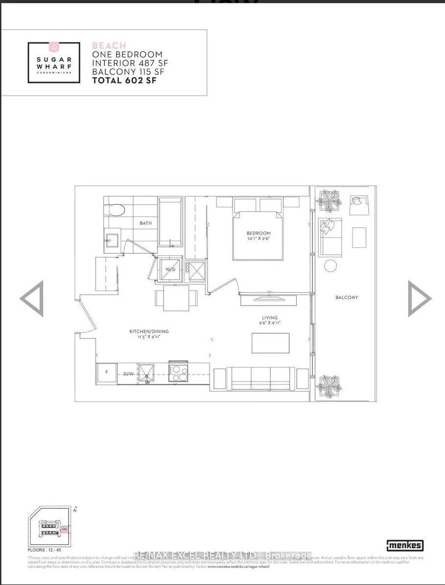 Photo 8 of Unit 1506, 138 Downes Street, Toronto, Waterfront Communities — HOMEH