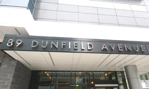 Front of Unit 502, 89 Dunfield Avenue