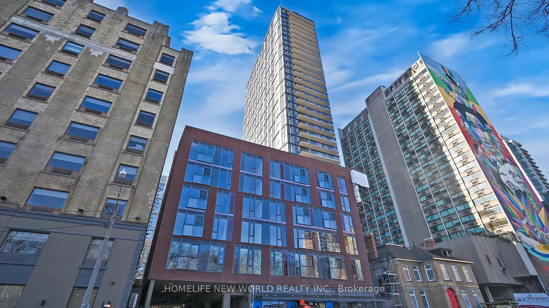 Front of Unit 510, 308 Jarvis Street